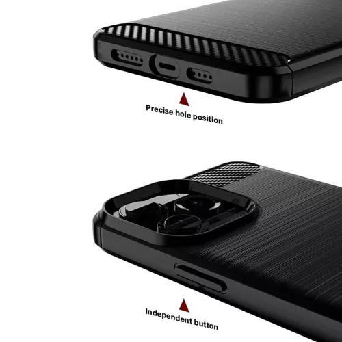 Techsuit - Carbon Silicone - Oppo A6 4G / A6x 4G / A6x 5G / A6k 4G - Blue