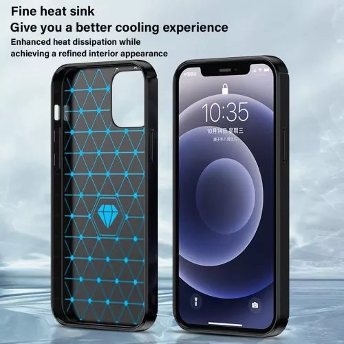 Techsuit - Carbon Silicone - Oppo A6 4G / A6x 4G / A6x 5G / A6k 4G - Blue
