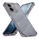 Techsuit - Shockproof Átlátszó Ütésálló Szilikon tok - Oppo A6x 4G / A6x 5G / A6k 4G - Átlátszó fekete