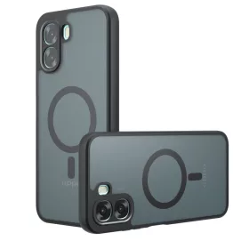   Techsuit - PureFrost MagSafe Ütésálló tok Ütésálló tok - Oppo A6x 4G / A6x 5G / A6k 4G - Matt fekete
