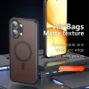 Techsuit - PureFrost MagSafe Ütésálló tok Ütésálló tok - Oppo A6x 4G / A6x 5G / A6k 4G - Matt fekete