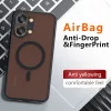 Techsuit - PureFrost MagSafe Ütésálló tok Ütésálló tok - Oppo A6x 4G / A6x 5G / A6k 4G - Matt fekete