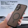 Techsuit - PureFrost MagSafe Ütésálló tok Ütésálló tok - Oppo A6x 4G / A6x 5G / A6k 4G - Matt fekete