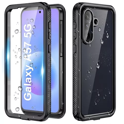 ShellBox - Vízálló tok (IP68 védelem) - Samsung Galaxy A57 5G - Fekete