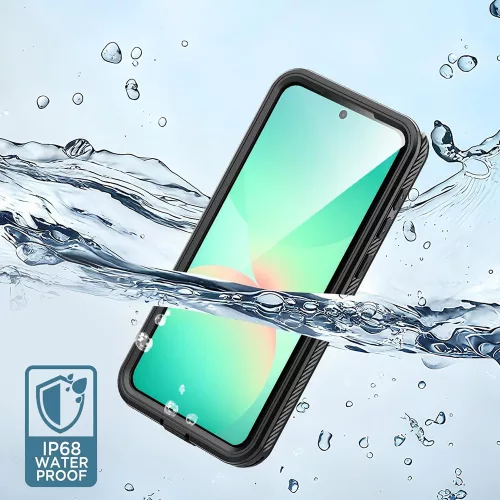 ShellBox - Vízálló tok (IP68 védelem) - Samsung Galaxy A57 5G - Fekete