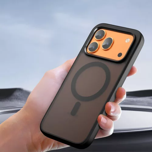 Techsuit - PureFrost MagSafe Ütésálló tok Ütésálló tok - Honor 600 / 600 Pro - Matt fekete