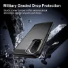 Techsuit - Carbon Silicone - Xiaomi Redmi A7 Pro 4G - Black