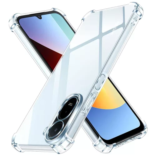 Techsuit - Shockproof Clear Silicone - Xiaomi Redmi A7 Pro 4G - Clear