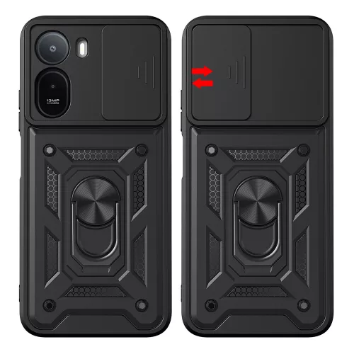 Techsuit - CamShield ütésálló tok - Xiaomi Redmi A7 Pro 4G - Fekete