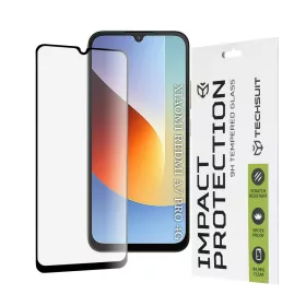   Techsuit - 111D Full Cover / Full Glue üvegfólia - Xiaomi Redmi A7 Pro 4G - Fekete