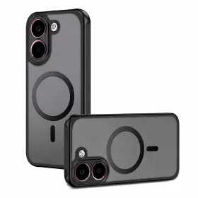   Techsuit - PureFrost MagSafe Ütésálló tok Ütésálló tok - Xiaomi Poco X8 Pro - Matt fekete