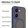 Techsuit - HaloFrost II MagSafe tok - Xiaomi Poco X8 Pro - Sötétkék