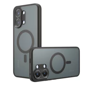   Techsuit - PureFrost MagSafe Ütésálló tok Ütésálló tok - Xiaomi Poco X8 Pro Max - Matt fekete