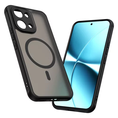 Techsuit - HaloFrost II MagSafe tok - Xiaomi Poco X8 Pro Max - Fekete