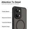 Techsuit - HaloFrost II MagSafe tok - Xiaomi Poco X8 Pro Max - Fekete