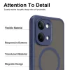 Techsuit - HaloFrost II MagSafe tok - Xiaomi Poco X8 Pro Max - Sötétkék