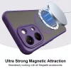 Techsuit - HaloFrost II MagSafe tok - Xiaomi Poco X8 Pro Max - Lila
