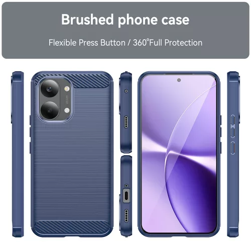 Techsuit - Carbon Silicone - Xiaomi Poco X8 Pro Max - Blue