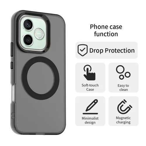 Techsuit - CandyCase MagSafe tok - Honor 600 Lite - Fekete