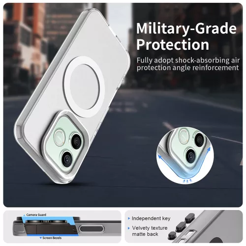 Techsuit - CandyCase MagSafe tok - Honor 600 Lite - Fehér