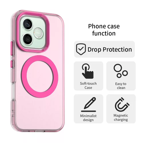 Techsuit - CandyCase MagSafe tok - Honor 600 Lite - Rózsaszín
