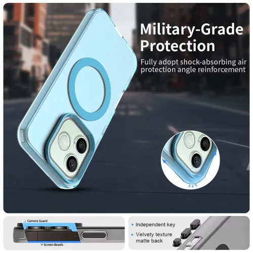 Techsuit - CandyCase MagSafe tok - Honor 600 Lite - Kék