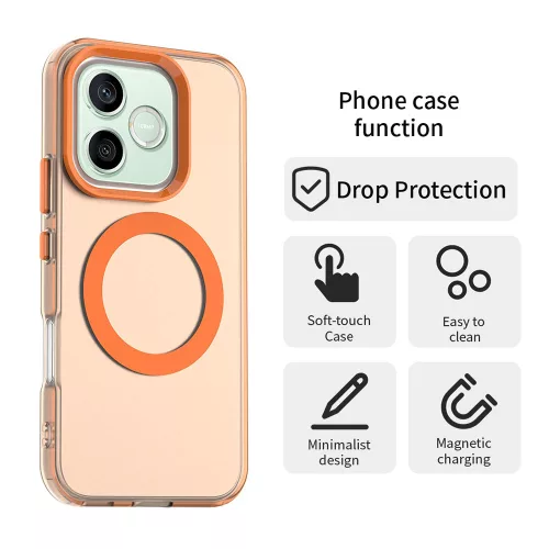Techsuit - CandyCase MagSafe tok - Honor 600 Lite - Narancssárga