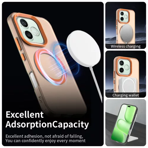 Techsuit - CandyCase MagSafe tok - Honor 600 Lite - Narancssárga