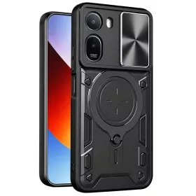   Techsuit - CamGuard Pro ütésálló tok - Xiaomi Redmi A7 Pro 4G - Fekete