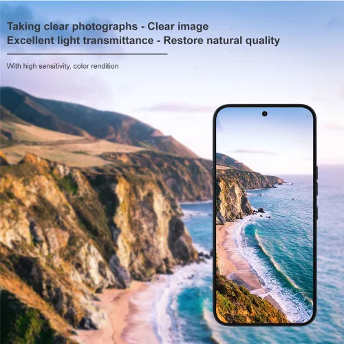 Techsuit - Full Camera - Kameravédő üvegfólia - Nothing Phone (4a) - Fekete