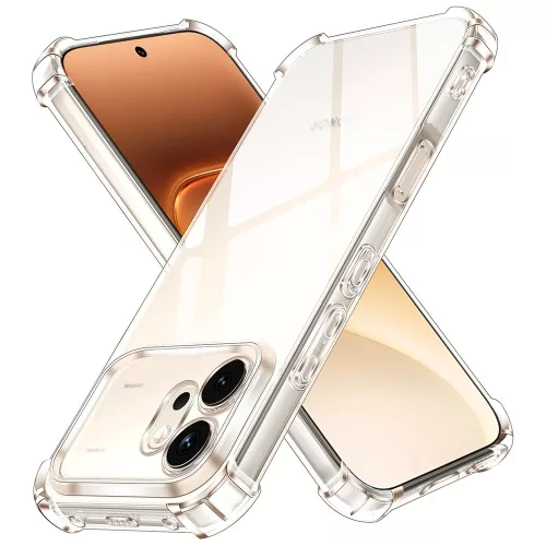 Techsuit - Shockproof Clear Silicone - Honor 600 - Clear
