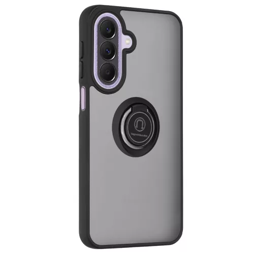 Techsuit - Glinth gyűrűs tok - Samsung Galaxy A27 5G - Fekete