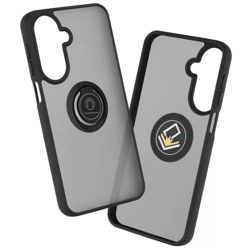 Techsuit - Glinth gyűrűs tok - Samsung Galaxy A27 5G - Fekete