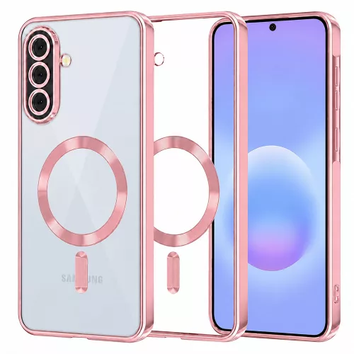Techsuit - Luxury Crystal MagSafe tok - Samsung Galaxy A57 5G - Pink