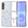 Techsuit - Luxury Crystal MagSafe tok - Samsung Galaxy A57 5G - Silver