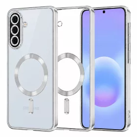   Techsuit - Luxury Crystal MagSafe tok - Samsung Galaxy A57 5G - Silver