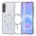 Techsuit - Luxury Crystal MagSafe tok - Samsung Galaxy A57 5G - Silver
