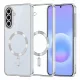Techsuit - Luxury Crystal MagSafe tok - Samsung Galaxy A57 5G - Silver