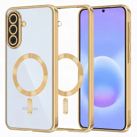   Techsuit - Luxury Crystal MagSafe tok - Samsung Galaxy A57 5G - Gold