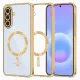 Techsuit - Luxury Crystal MagSafe tok - Samsung Galaxy A57 5G - Gold