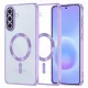 Techsuit - Luxury Crystal MagSafe tok - Samsung Galaxy A57 5G - Light Purple