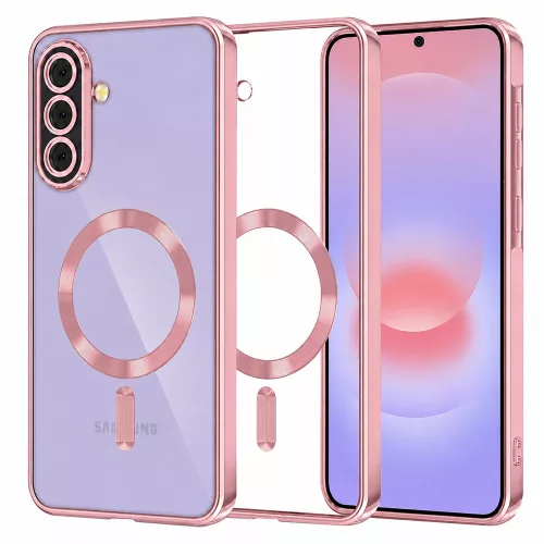 Techsuit - Luxury Crystal MagSafe tok - Samsung Galaxy A37 5G - Pink
