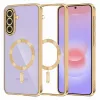 Techsuit - Luxury Crystal MagSafe tok - Samsung Galaxy A37 5G - Gold
