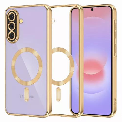 Techsuit - Luxury Crystal MagSafe tok - Samsung Galaxy A37 5G - Gold