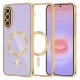 Techsuit - Luxury Crystal MagSafe tok - Samsung Galaxy A37 5G - Gold