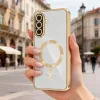 Techsuit - Luxury Crystal MagSafe tok - Samsung Galaxy A37 5G - Light Purple