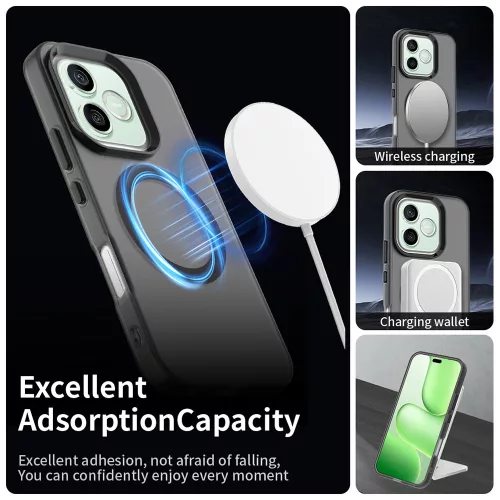 Techsuit - CandyCase MagSafe tok - Honor 600 / 600 Pro - Fekete