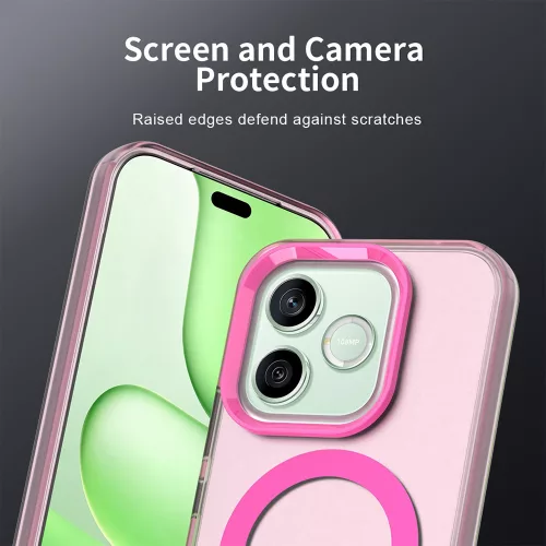 Techsuit - CandyCase MagSafe tok - Honor 600 / 600 Pro - Rózsaszín