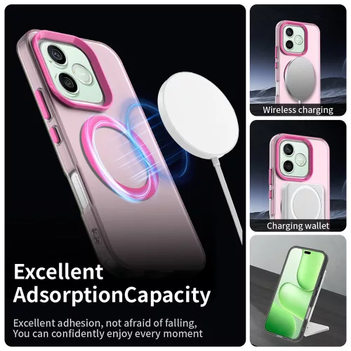Techsuit - CandyCase MagSafe tok - Honor 600 / 600 Pro - Rózsaszín