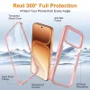 Techsuit - ColorVerse 360 tok kijelzővédővel - Honor 600 / 600 Pro - Rózsaszín
